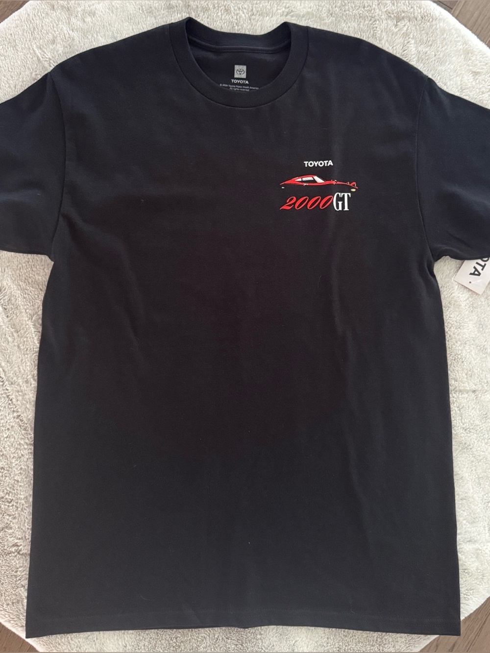 Toyota 2000GT Black Logo Tee